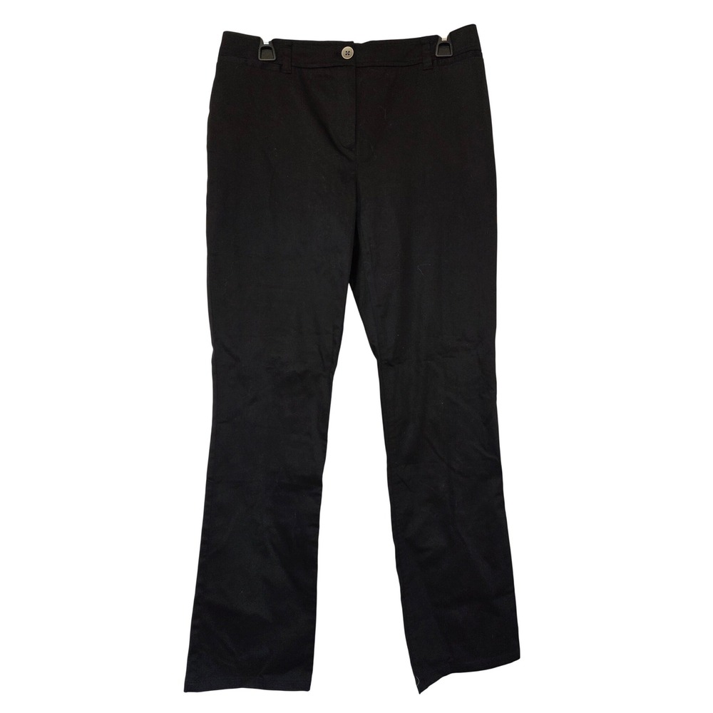 Chico's McKenna Straight Leg Pant Womens 0.5‎ Black NWT $55